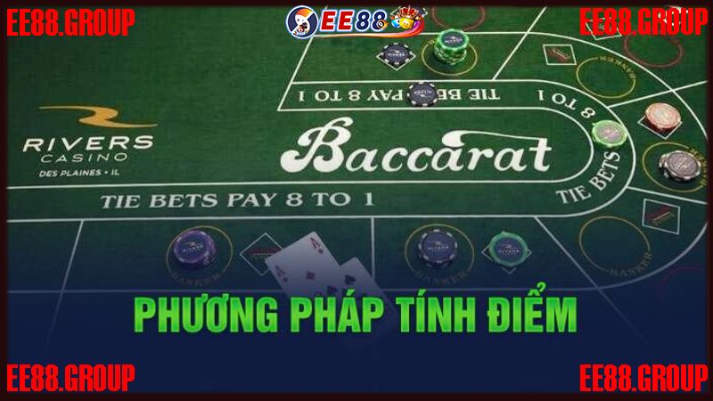 Cách tính điểm bài baccarat online EE88