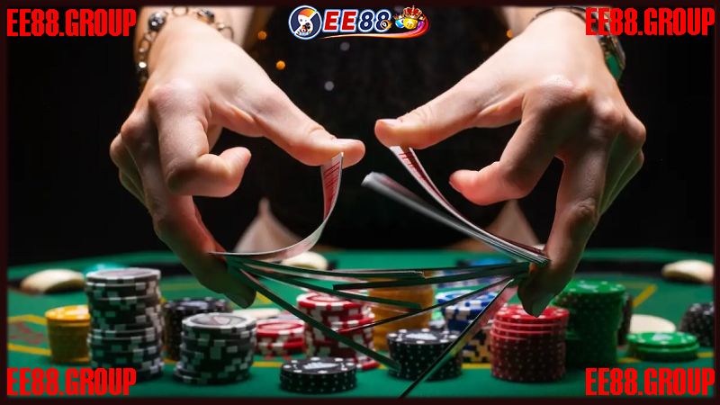 Các thao tác của người chơi trong game Poker online EE88